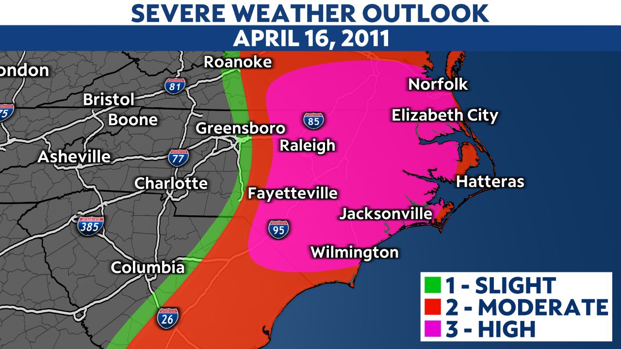 The April 16,2011 tornado outbreak